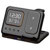 5 In1 Wireless Chargers Stand LED Digital Alarm Clock Thermometer Fast Charging Dock Station for iPhone 15 14 IWatch