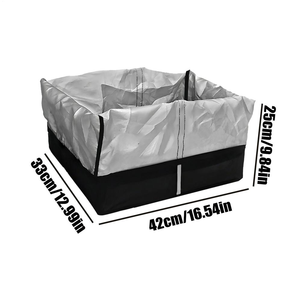 

Bike Basket Liner Reflective Waterproof Cycling Protection Lining Bike Basket Rain Cover for Biking Riding Cycling Commuting чорний