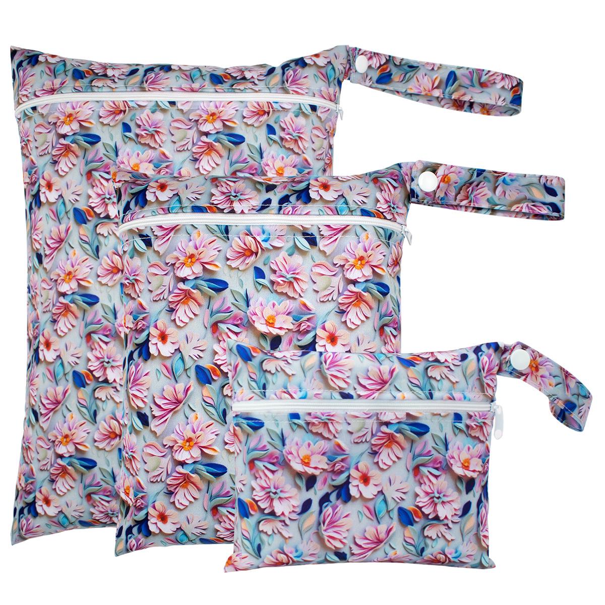 

Waterproof Baby Diaper Bag - Portable, Washable, Travel-Friendly Storage Bag Small 15x18 cm