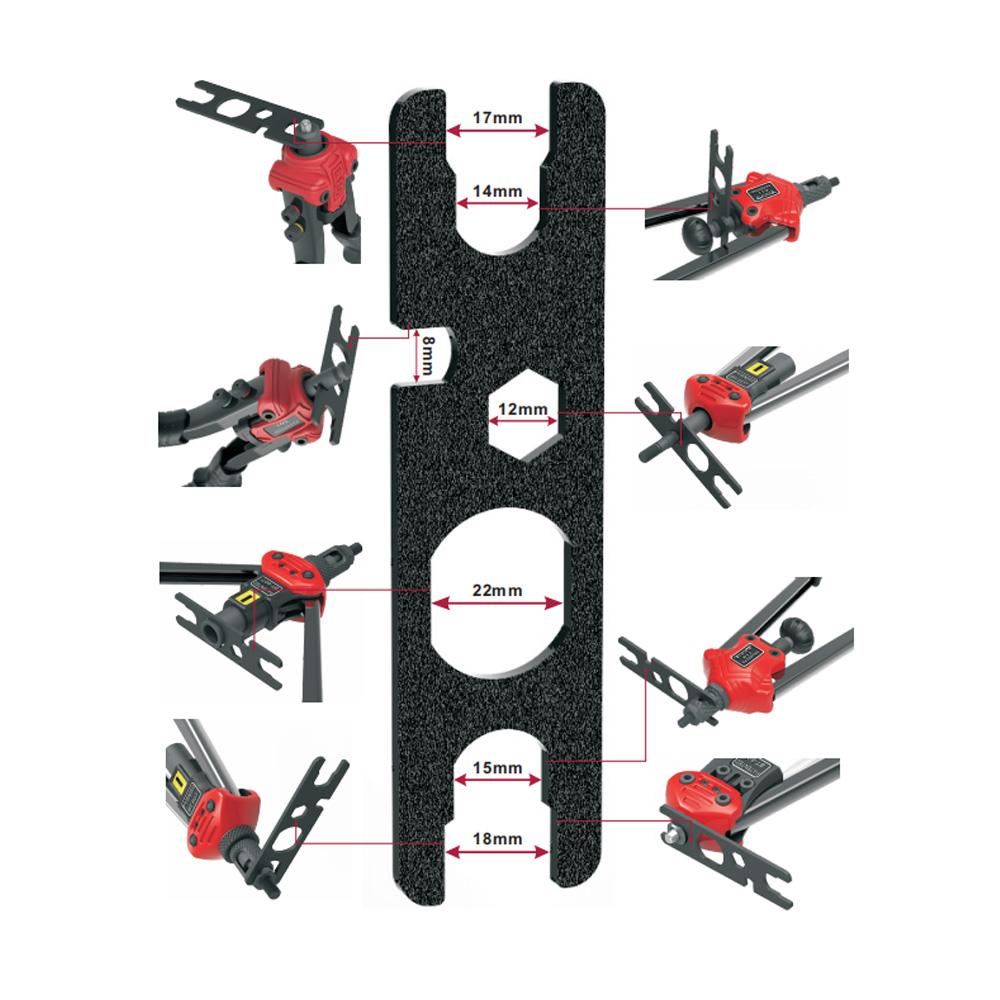 ALLSOME BT-613 Professional Hand Rivet Nut Kit  Metric with Rivet Nuts M3 M4 M5 M6