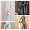 moonfarm Fluffy Double Gauze 20 Colors Solid 2m x Hypoallergenic Fabric, Available, Cotton, Approx. 1.4m Wide, Flexible, Lightweight, Quick-Drying,