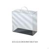Acrylic Flower Box for Gifts with Handle Holiday Events Rectangular And Waterproof