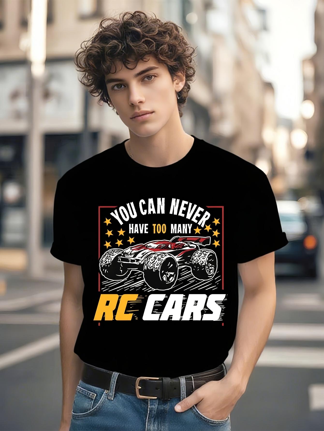 RC Car Racing T-shirt -  You Can Never Have Too Many RC Cars  Graphic Tee XXXL