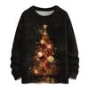 Women's Casual Long Sleeve Woolen Christmas Sweatshirt Fall  Vacation Long Sleeve Pullover