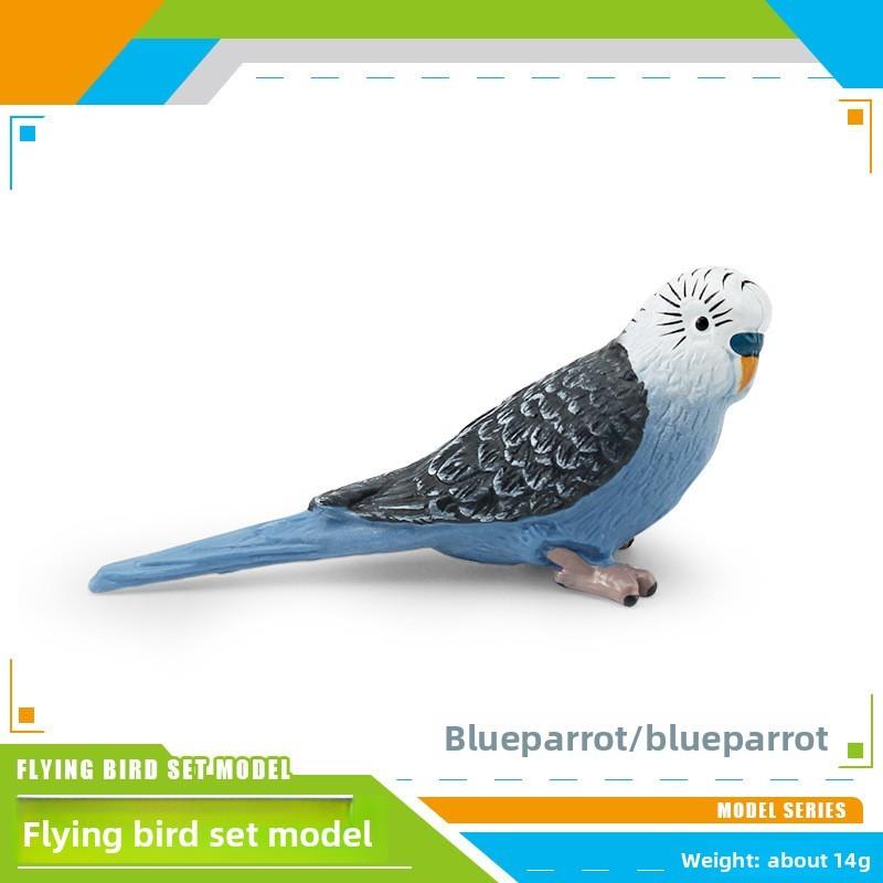 Bird Animal Model With Plastic Material For Home Decor And Collecting