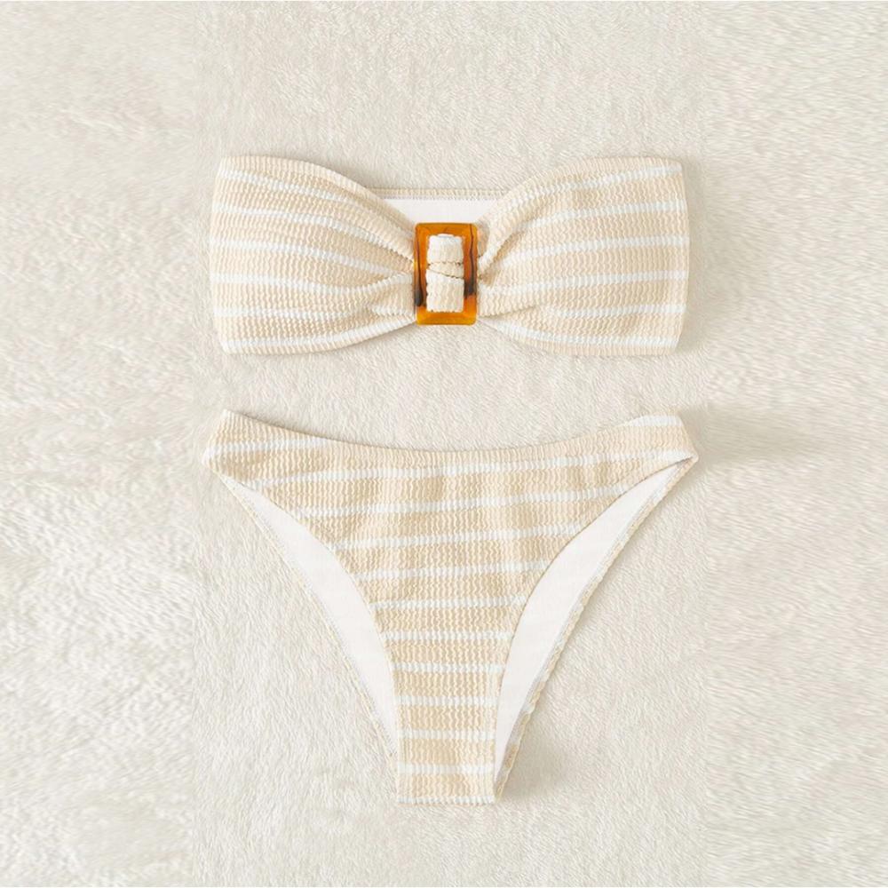 Sexy Bikini 2023 Bandeau Swimsuit Woman Swimsuit Female Bikinis Set Woman Two Piece Bathing Suit Women Beach