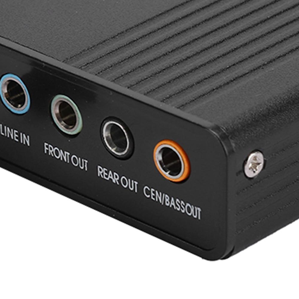 5.1 Channel External Sound Card Plug and Play for SPDIF Audio Input Sound Card Karaoke Recording