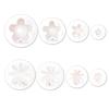 4/8pcs Plum Flower Daisy Flower Cake Plunger Fondant Cookie Cutter Mold Plum Baking Decorating Biscuit Stamps For Kitchen Tools