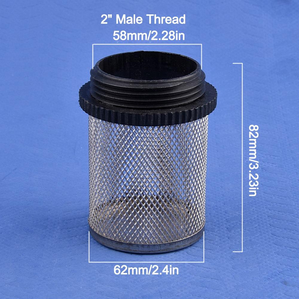 

1Pc Water Clean Hose Filter Water Pump Fitting 304 Stainless Steel Water Pump Filter Joint Percolator 1/2 ~2 1-2 inch