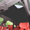 For BAIC BEIJING BJ60 2024-2026 Car Suede Fabric Anti-uv Electrostatic Adsorption Sunroof Sunshade Auto Heat Insulation Skylight