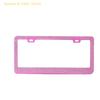 Elegant 31 X 16 Cm Rhinestone License Plate Frame – Premium Car Accessory For Women, Available In Single Or Double Piece Set