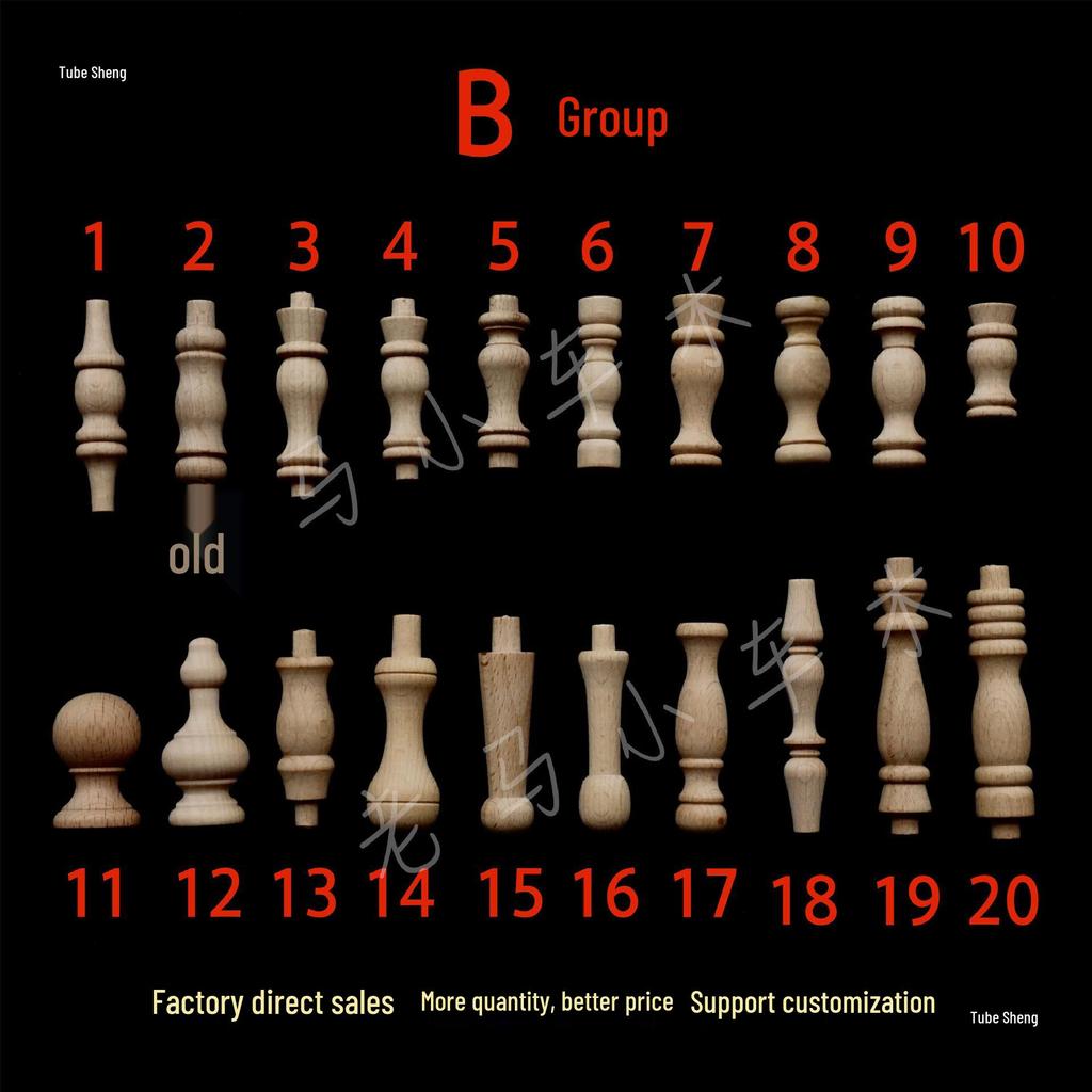 European Solid Wood Gourd & Ball Wine Cabinet Column Decor