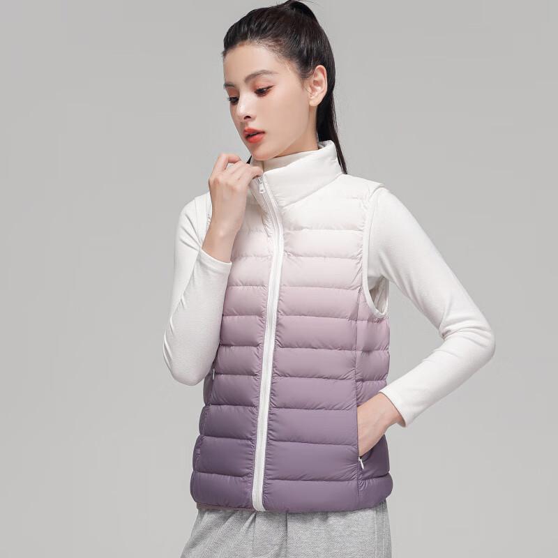 Tri-polar Women s Gradient Stand-Collar Down Vest TP9126 S