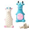Indestructible Chew Toys for Dogs Latex Animal Dog Toy, Squeaky Cute Cartoon Massage Gums Cattle Sheep, Teeth Cleaning Toy Aggressive Chewers