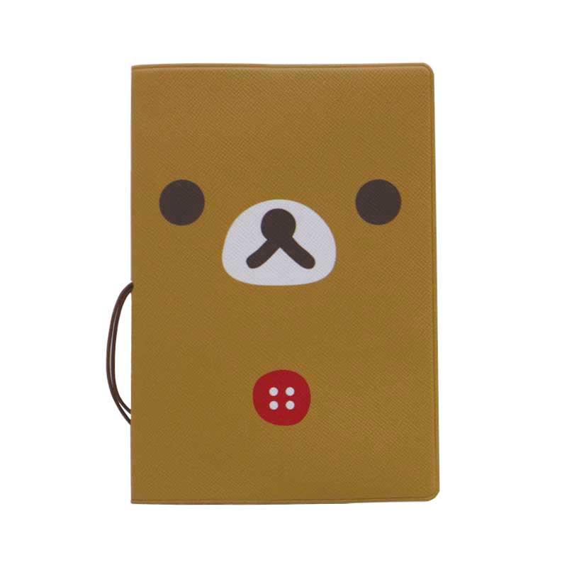 Кожаный держатель для паспорта и документов Rilakkuma для путешествий