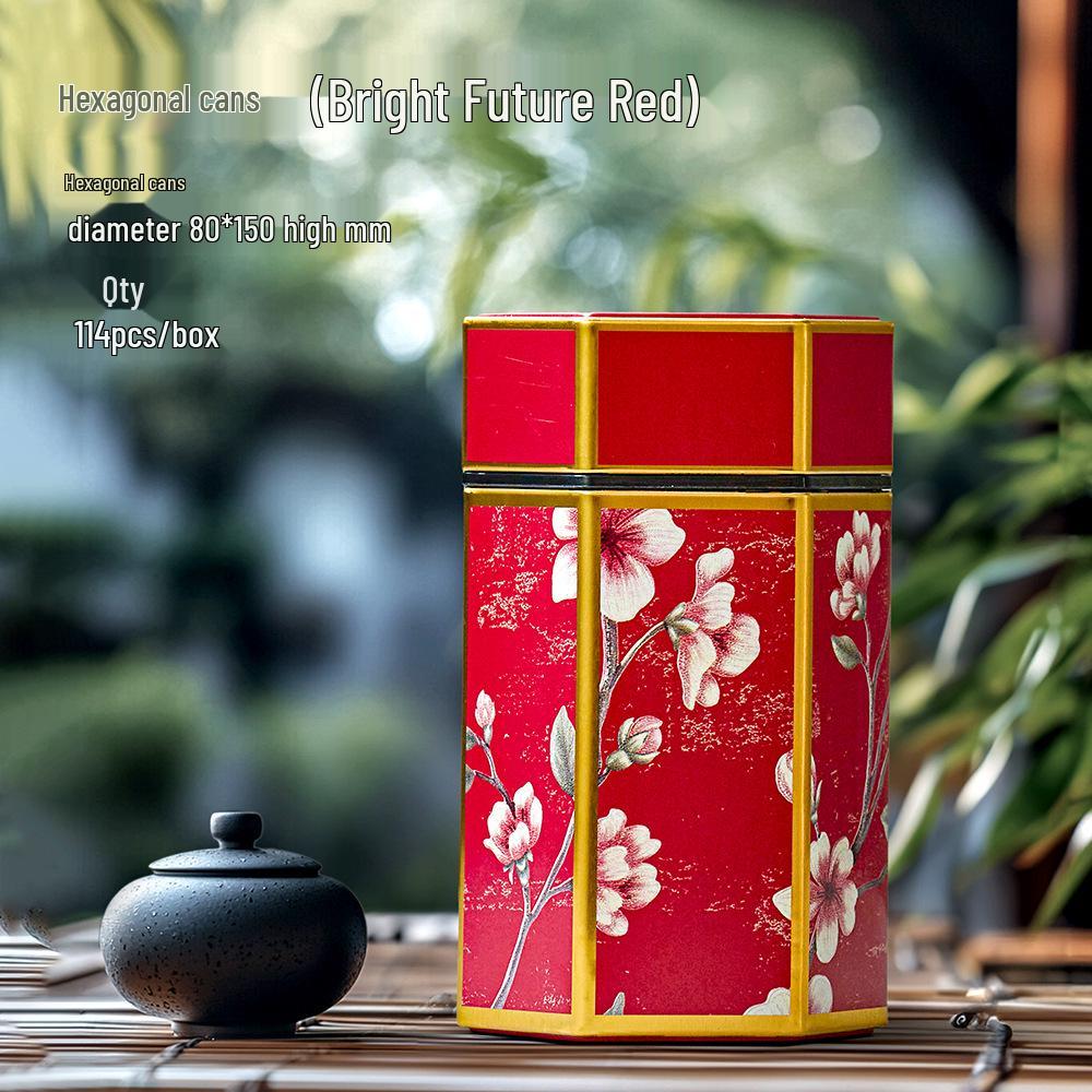 Elegant Mini Tin Tea/Souvenir Box - 10g/20g/50g