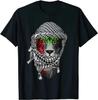 T-shirt da uomo grafica solidale Bandiera del Leone Palestinese Palestina Libera