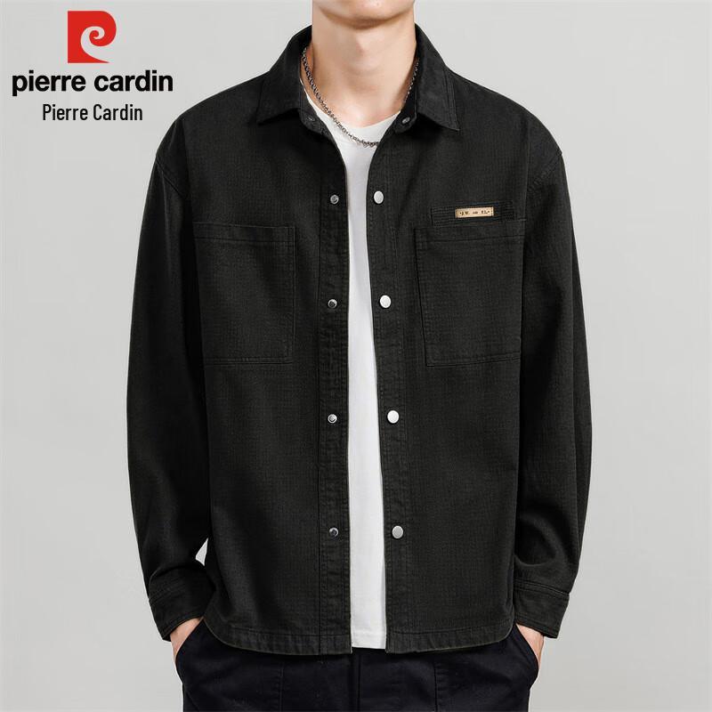 Pierre Cardin Men's Loose Fit Pure Cotton Workwear Jacket