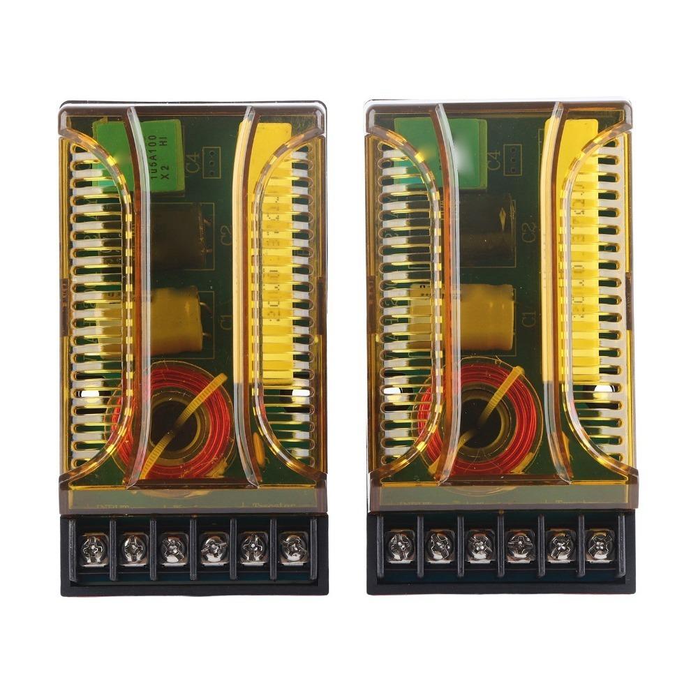 2pcs 2 Way Passive Crossover Passive Design Car Crossover Audio Crossover Maintenance Technician