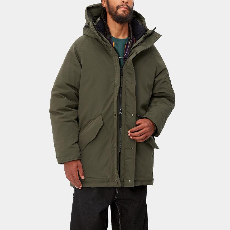 Carhartt WIP Adjustable Hooded Long Sleeve Parka Men outerwear I032295-63-XX