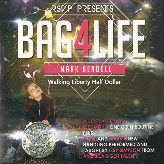 

Bag4Life Coin Penetration Magic Trick 1 Morgan Dollar Stage Close-Up Coin Illusion Gimmick Props for Magicians Magia
