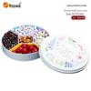 Wuhe European Style Round Plastic Candy & Snack Box with Lid