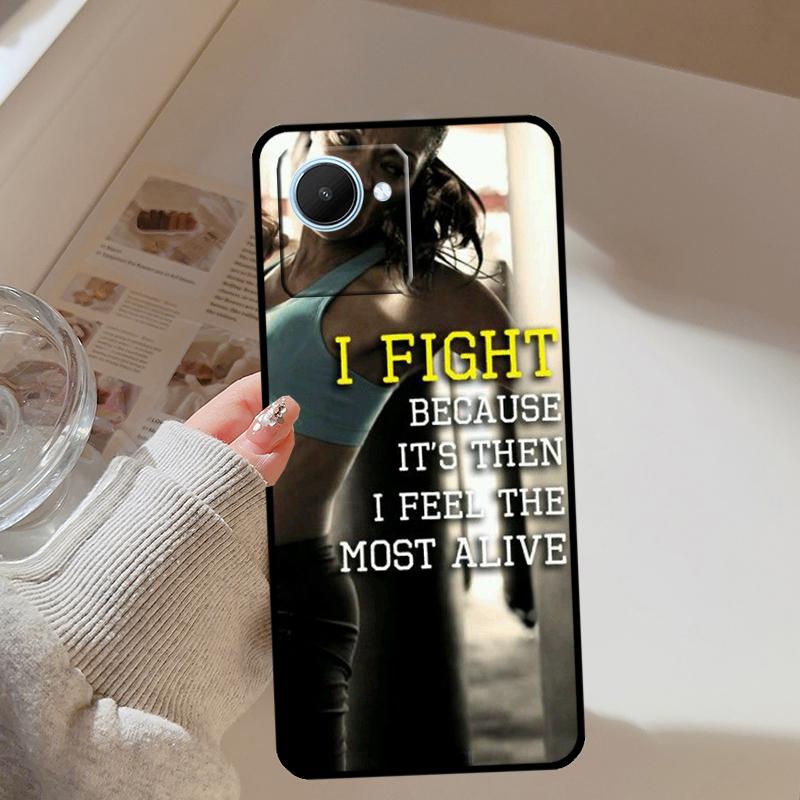 Muay Thai Kickboxen Kampf Für Realme C67 C75 C61 C55 C53 C51 C21Y C25S GT 7 Pro 5 6 GT 6T 10 11 12 13 14 Pro Plus Hülle