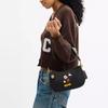 Coach Disney Disney Collaboration Swinger 23 Mickey Mouse Pattern Leather Swing Bag Handbag Medium Women's Black