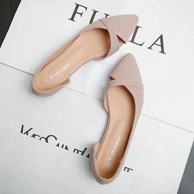 Shoes for Women Comfortable Korean Style Woman Flats Moccasins High Quality Fashion Popular a Chic Point Wholesale On Sale
