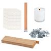 Good-Wood Candle Wicks Forcandle Making Kit, Wood Wicks Forcandles Making, Wooden Wicks Forcandlemaking