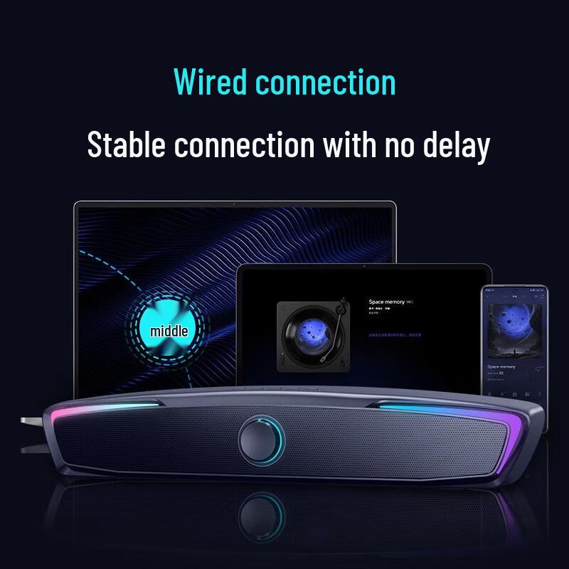 Newmine V2 Desktop Computer Speaker CN plug (adapter included)