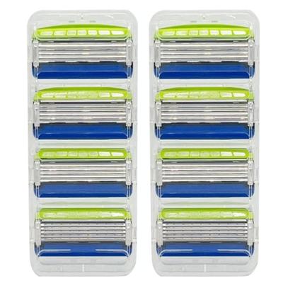 Premium Maszynka do Skóry Wrażliwej ze Skórą 4 Wymienne Ostrza x 2 Ochraniacz 5-ostrzowy, Opakowanie, Męska