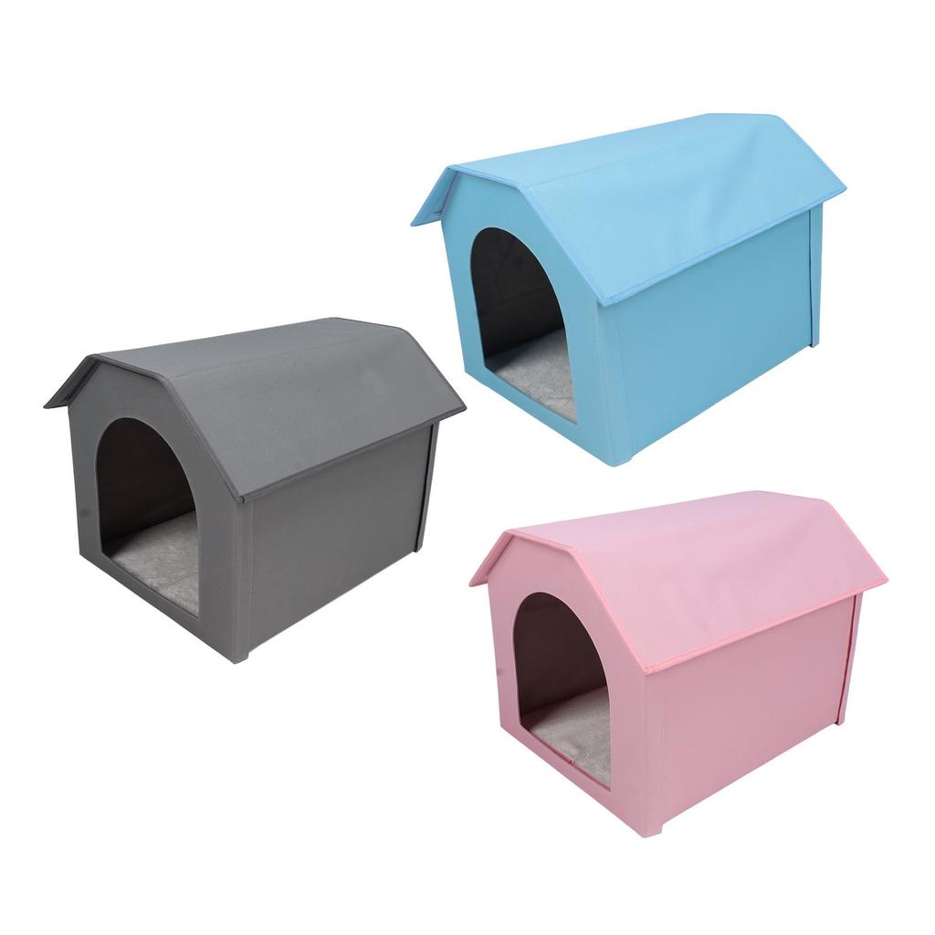 Cat Indoor Outdoor Pet House Foldable Waterproof Doghouse Cat House Large Pet House for Small to Medium Sized Dogs Cats