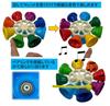 ST TS Music Bells, 8 Notes, Hand Bells with Sticks, Mallets, Touch-Activated Percussion Instrument