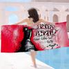 Metallband L-Limp B-Bizkits Mikrofaser Bedrucktes Strandtuch Bergsteigen Yoga Strand Schwimmen Laufen Saugfähiges Weiches Handtuch