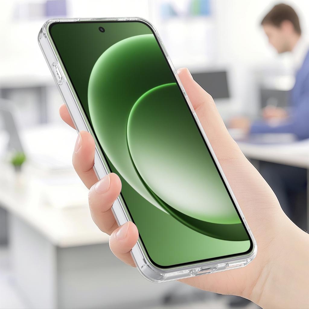 Für OnePlus Ace 6 5G/OnePlus Ace 6T 5G/OnePlus 15R 5G Durchsichtige Magnetische Handyhülle TPU + Acryl Rückseite