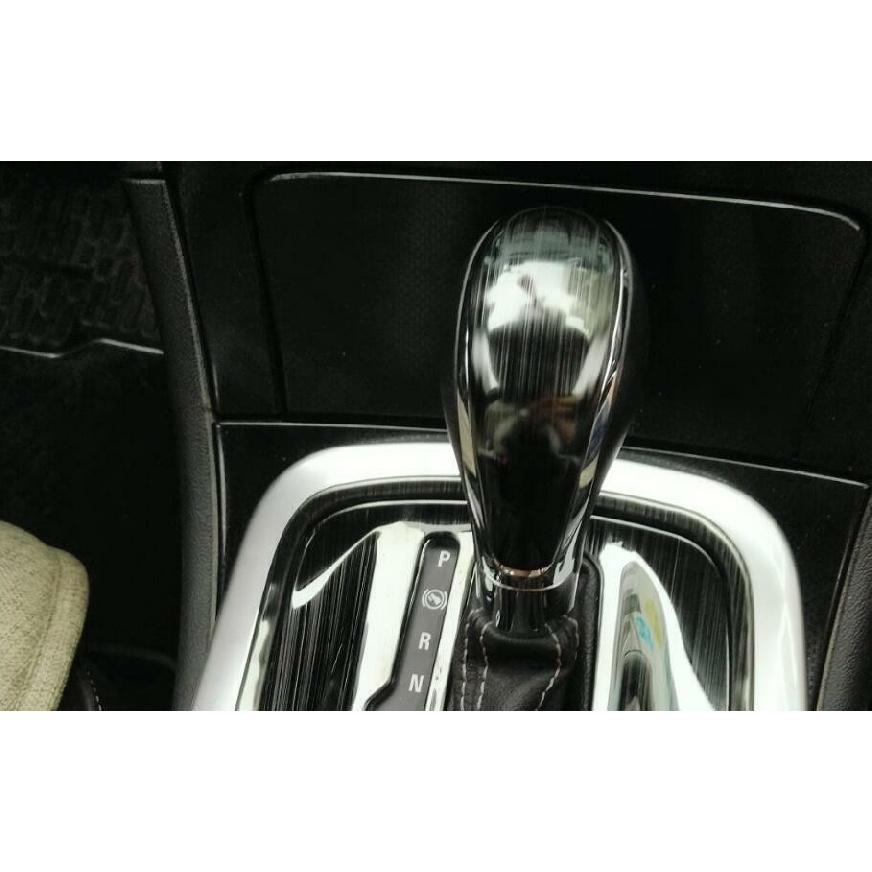 For Buick Regal 2009-16 Car Console Gear Shift Knob Frame Decor Black Steel 1PCS