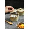 New Ceramic Small Stew Pot Bird's Nest Waterproof Stew Pot Small Soup Pot Japanese Coarse Pottery Soup Pot Household Food Bowl