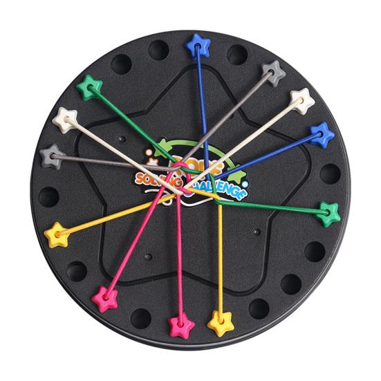 

1 набор для детей, игра по распутыванию веревок, настольная игра, развивающая логическое мышление, интерактивная обучающая игрушка для распутывания эластичных веревок разноцветный