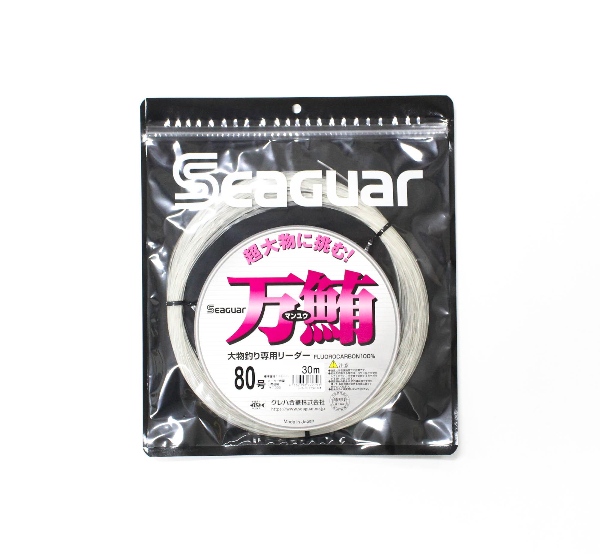 

Seaguar Fluorocarbon Manyu Shock Leader Line 30m Size 80 (2793) чистый