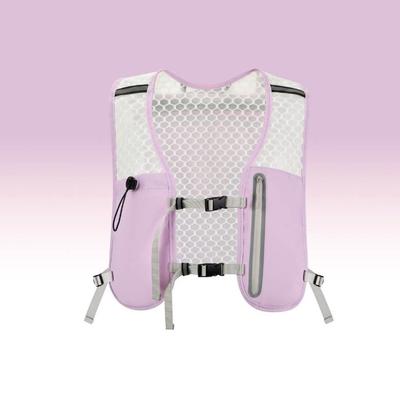 Breathable Hydration Running Vest Non-Slip Lightweight Bladder Chest Pack Convenient Reflective Design Bicycle Bag Vest