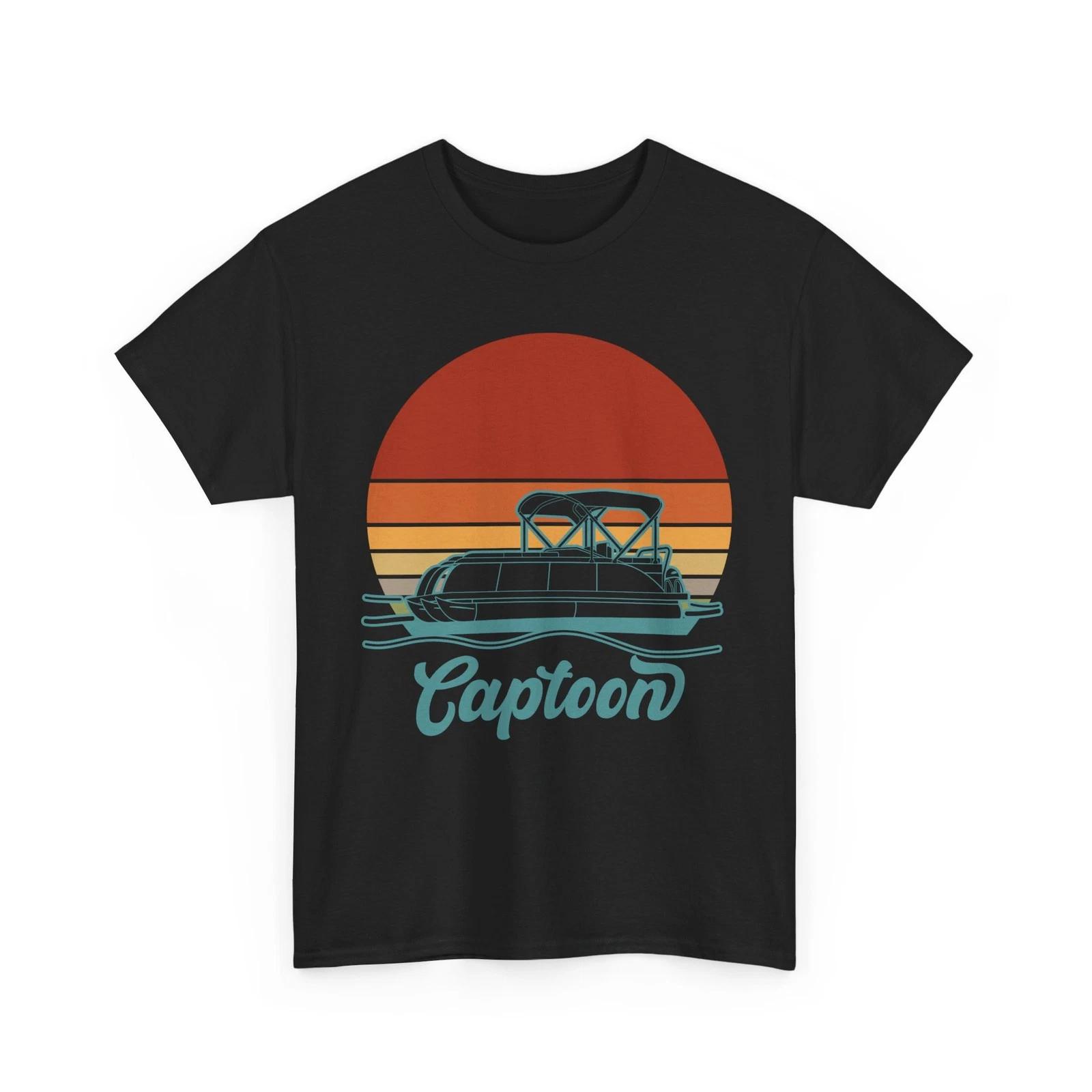 Captain of the BoaT shirt, Captoon Boating Sailing Lovers T shirt 4XL
