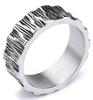 Minimalist Textured Unisex Ring Stylish New Finger Ring for Men Women