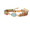 Böhmisches Stein-Charm-Armband, geflochtene Makramee-Yoga-Freundschafts-Wickelarmband für Liebhaber an der Hand, Geburtstagsschmuck, Geschenk