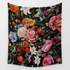 Blumen Wandteppich Wandbehang Mysteriös Romantischer Wandteppich Hintergrund Mandala Haus Wohnzimmer Schlafzimmer Dekor Wandteppich Dekoration