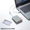 Sanwa Supply IC Card ReaderWriter, Contactless Type [Compatible with Electronic Vehicle Registration CertificatesMy Number CardsIC Driver's