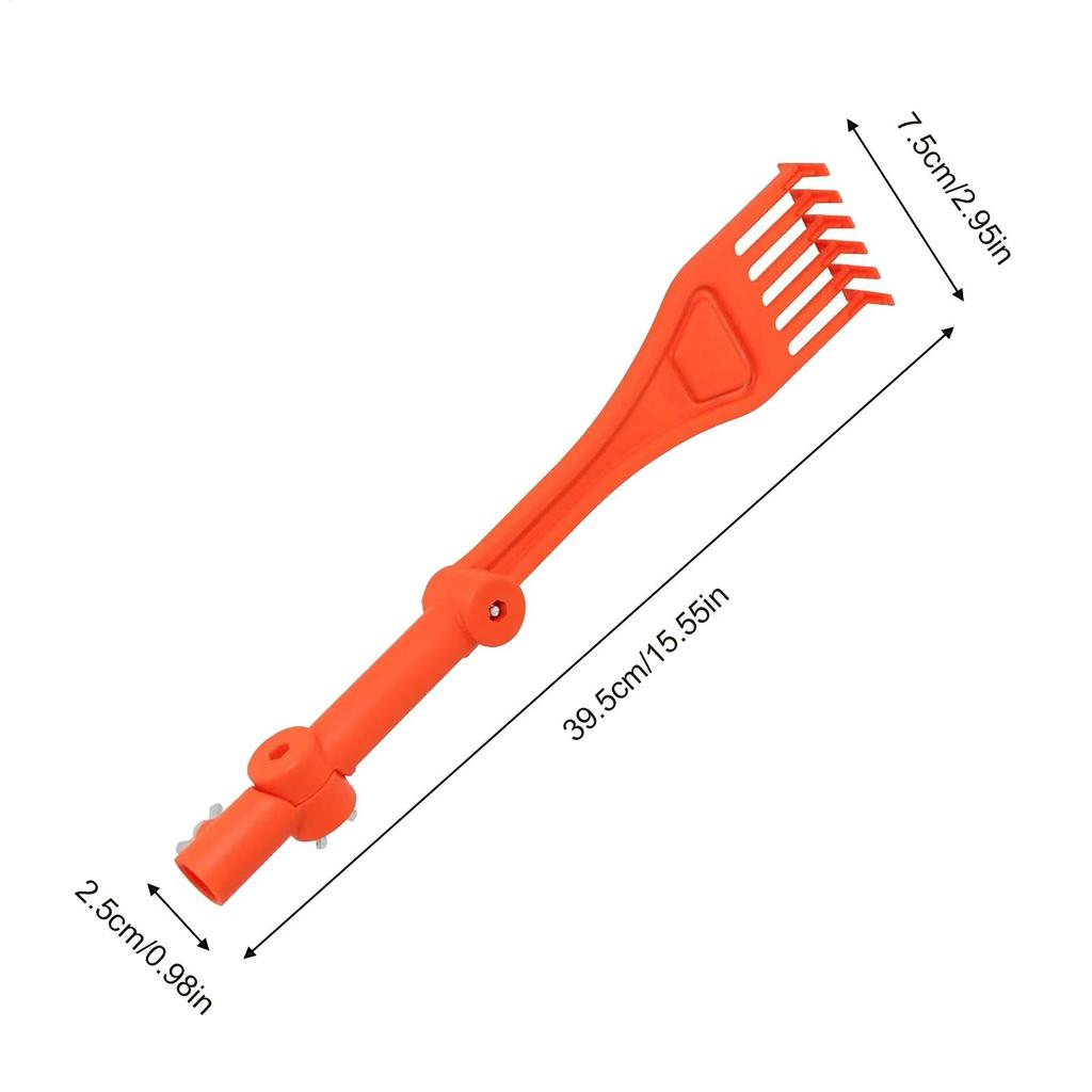 Gutter Cleaner Rake Long Reach Portable Cleaning Brush Gutter Cleaner Brush Roof Leaves Rake For Roof Ground Drain Garden Yard