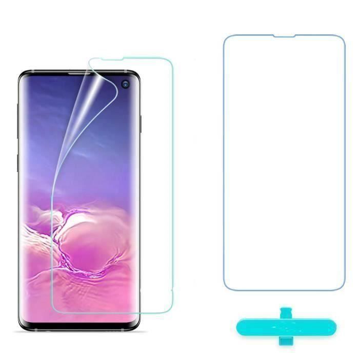 Film protection ecran pour samsung galaxy s10, protecteur d'écran en tpu souple pour samsung galaxy s10 (2019) 6,1 pouces s04b37
