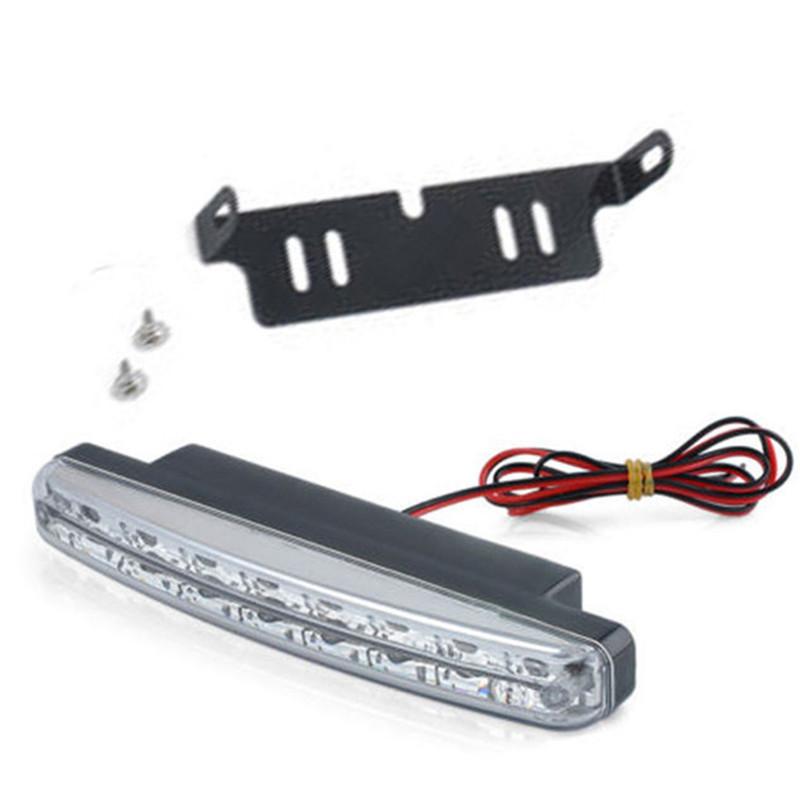 8 LED Daytime Running Light Cars DRL The Fog Driving Daylight Head Drl Lamps For Automatic Navigation Lights Singnal Lamp