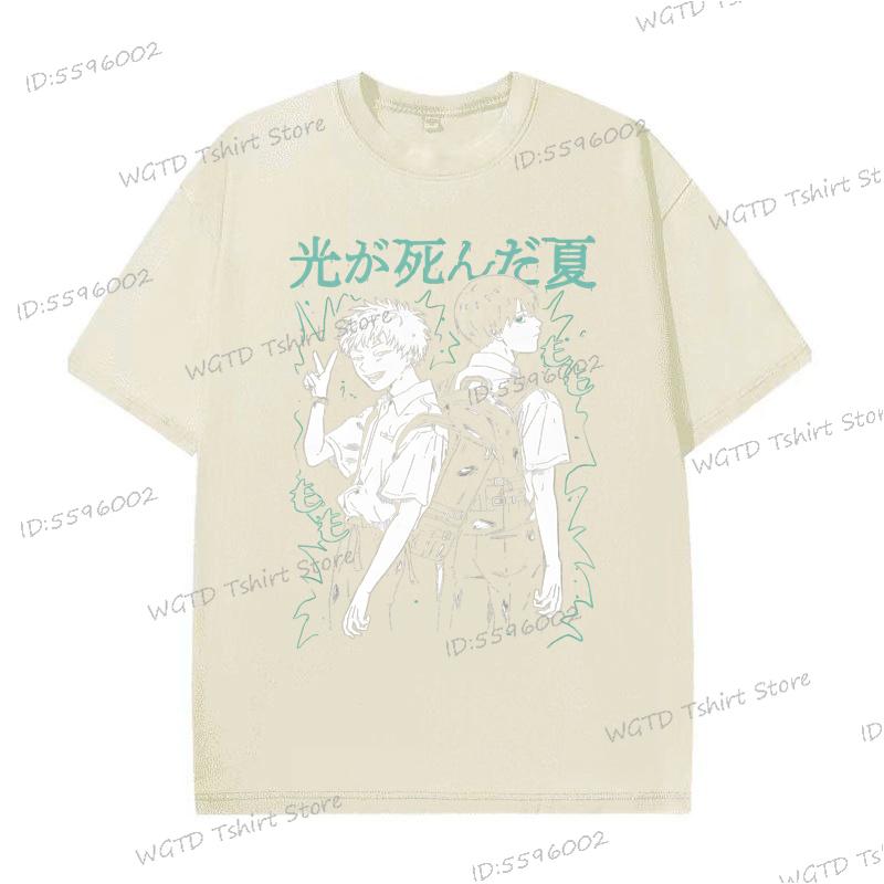 The Summer Hikaru Died Shirt Harajuku Fashion Street Cool T-Shirt Cotton Tee Men Women Anime Apparel Manga Vintage T Shirts